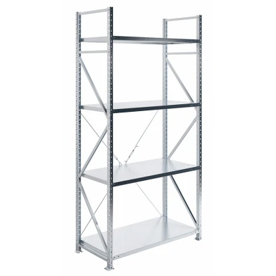 Металлический стеллаж Практик MS U 2500x1200x600/4 усиленный