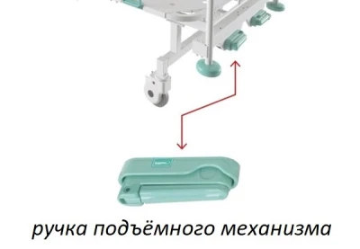 Кровать медицинская Hilfe КМ-04 Кровать медицинская Hilfe КМ-04