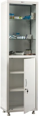 Шкаф медицинский металлический Hilfe МД 1 1650/SG Шкаф медицинский металлический Hilfe МД 1 1650/SG