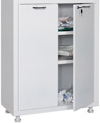 Шкаф медицинский металлический Hilfe МД 2 1670/SG